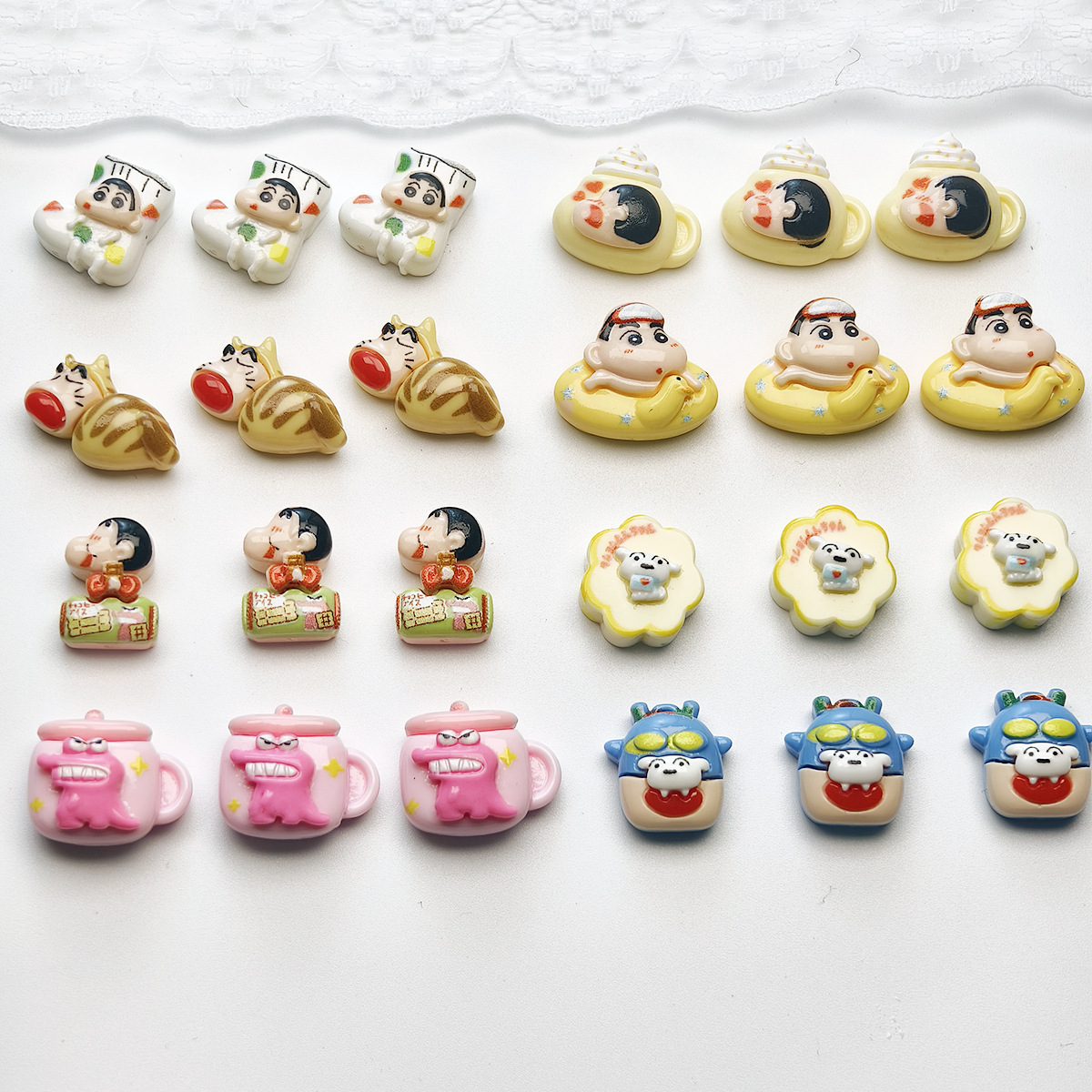 20Pcs Resin Mini Crayon Shin-c - Art Craft Japan ulasan dan harga