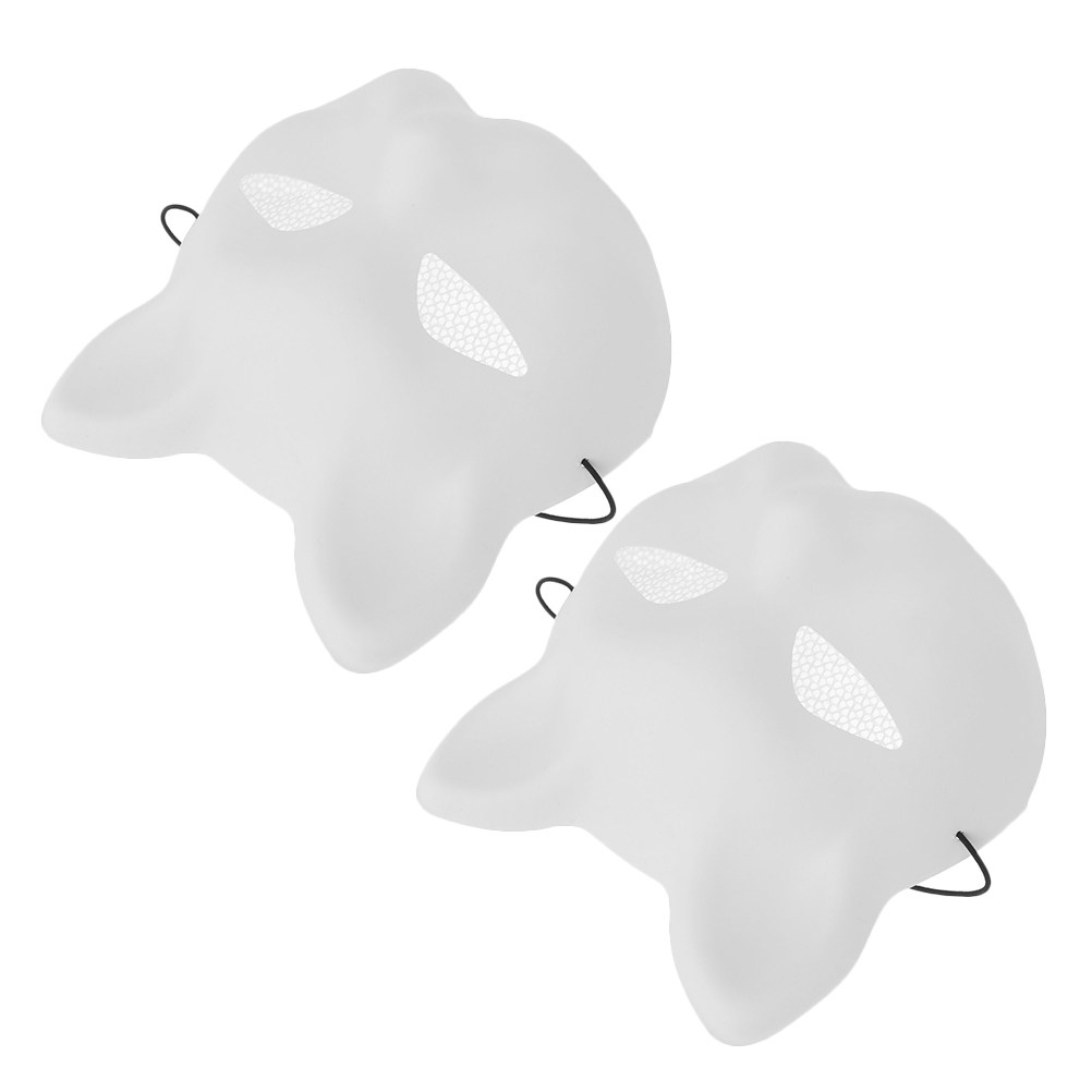2Pcs Masker Plastik Desain Kuc - Art Craft For Preschool ulasan dan harga