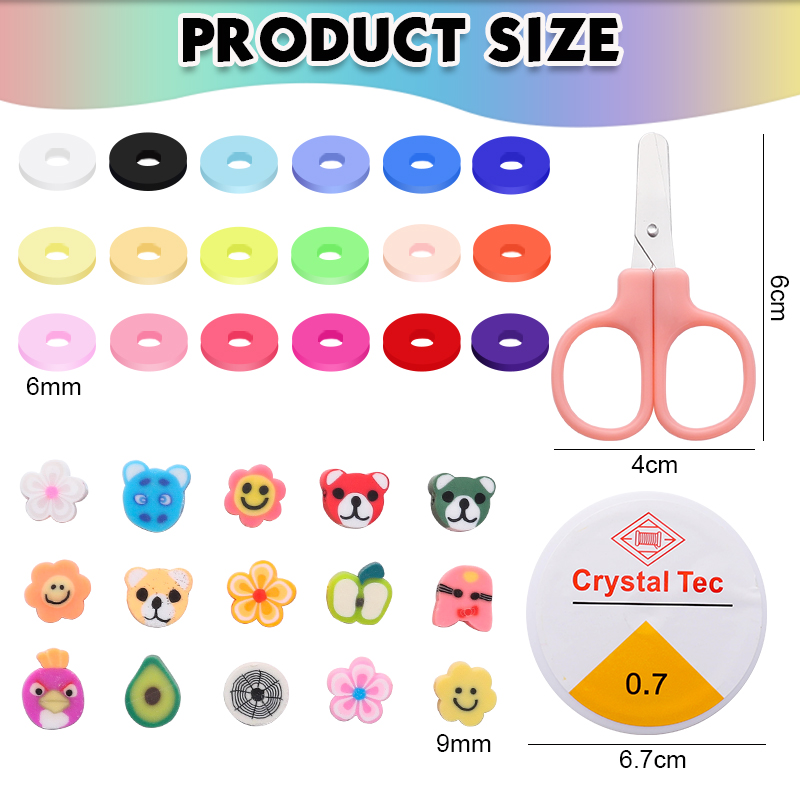 Kit pembuatan gelang manik-man - Art Craft Clay ulasan dan harga