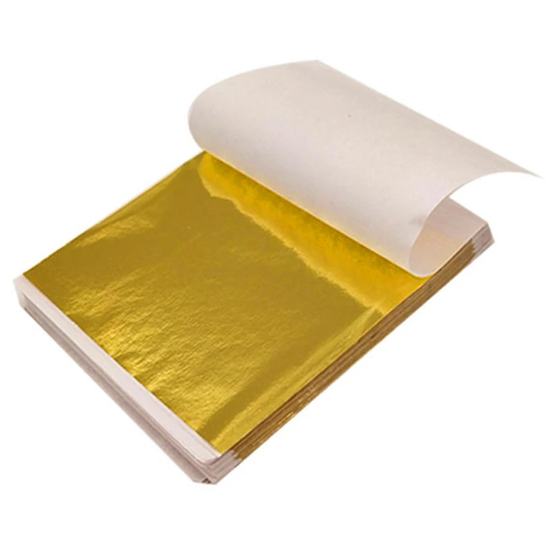 100 buah 9Cm kertas Foil daun  - Art Craft Birthday Party ulasan dan harga