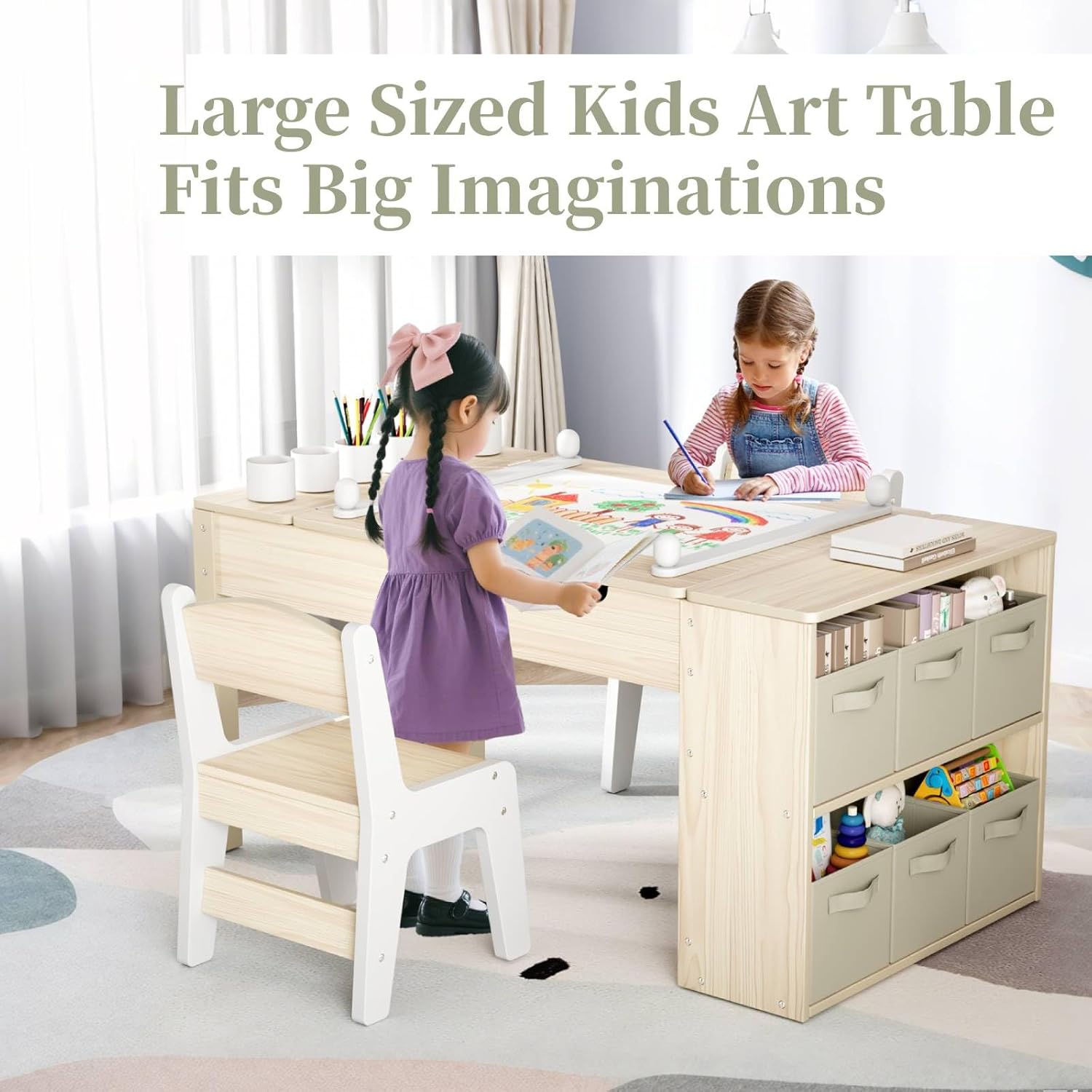 Set Meja dan Kursi Seni Anak 3 - School Of Art X Craft ulasan dan harga
