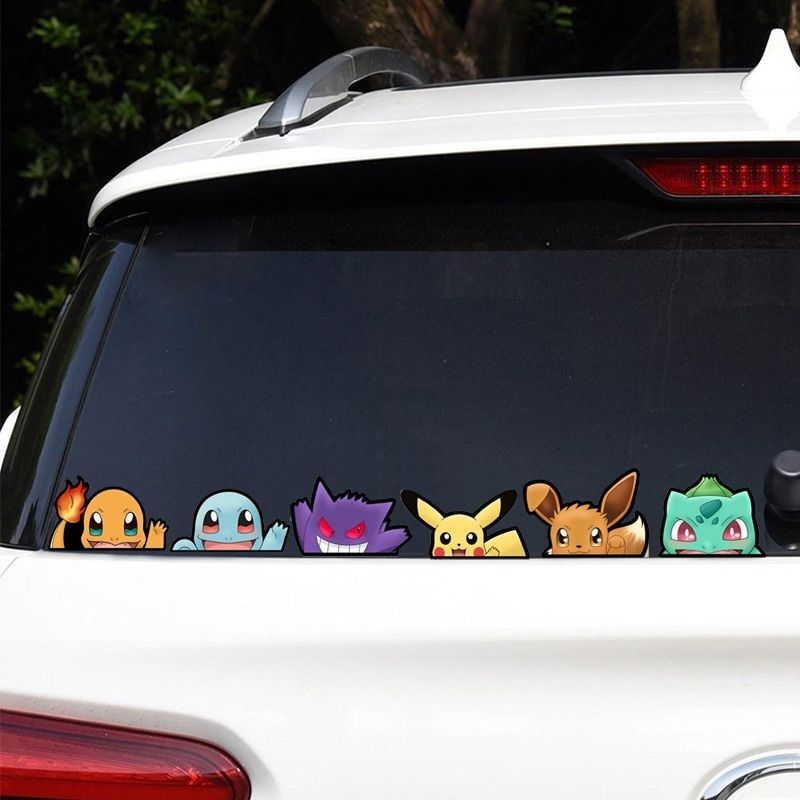 Stiker Mobil Pokémon Perekat S - Art Craft Material ulasan dan harga