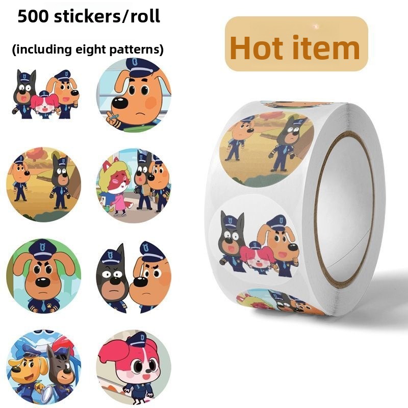 Stiker Karakter Lucu Sheriff L - Artwork Craft ulasan dan harga