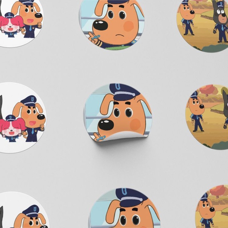 Stiker Karakter Lucu Sheriff L - Artwork Craft ulasan dan harga