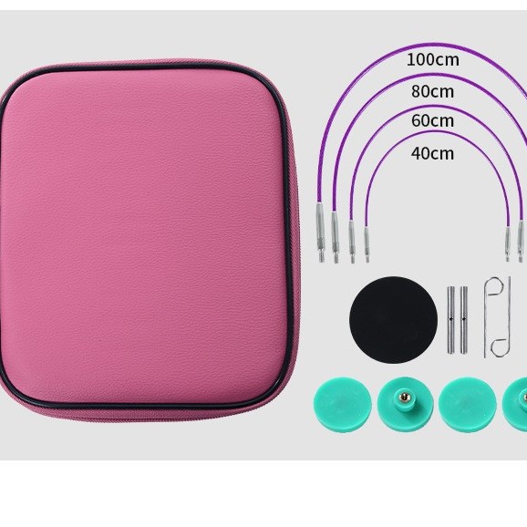 13 Set Jarum Rajut Bulat Ungu  - Knitting Needle Circular ulasan dan harga