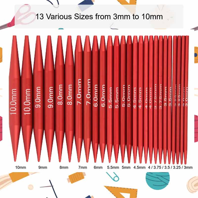 25 Buah Set Jarum Rajut Jarum  - Knitting Needle Circular ulasan dan harga