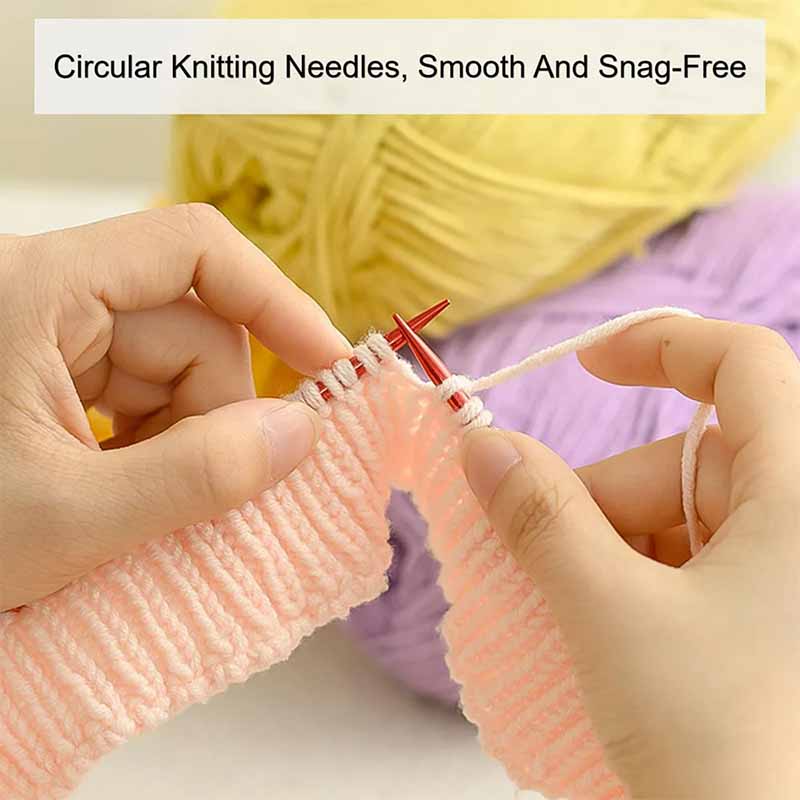 25 Buah Set Jarum Rajut Jarum  - Knitting Needle Circular ulasan dan harga