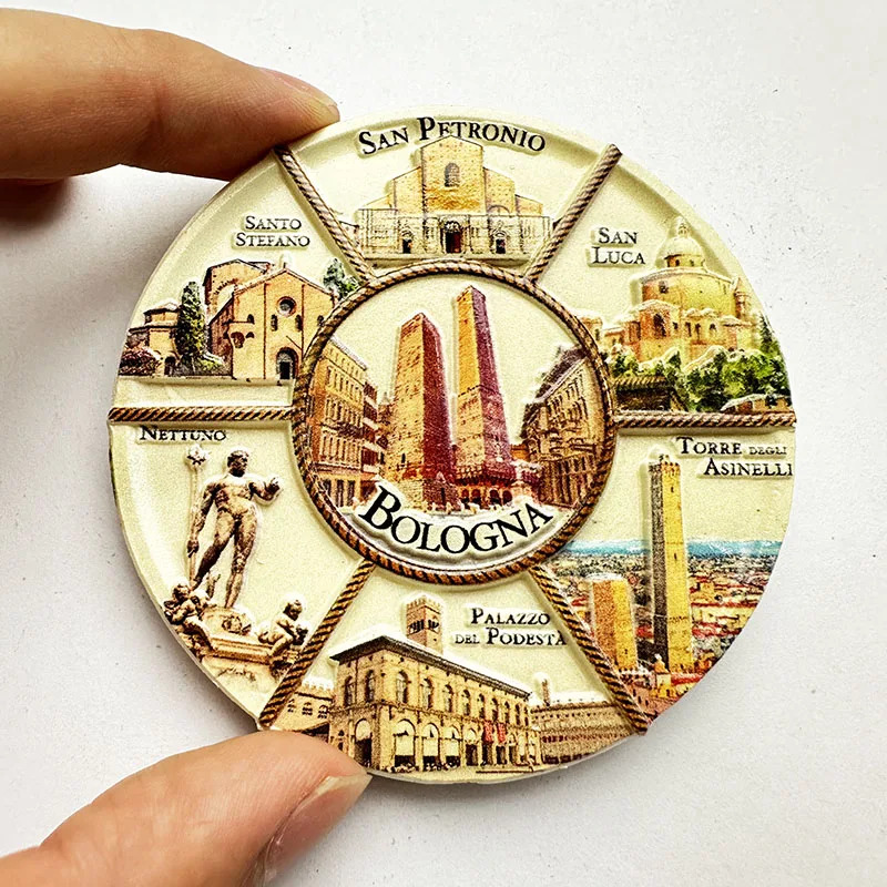 1 buah, Bologna, Italia, suven - Art Craft Magnet ulasan dan harga