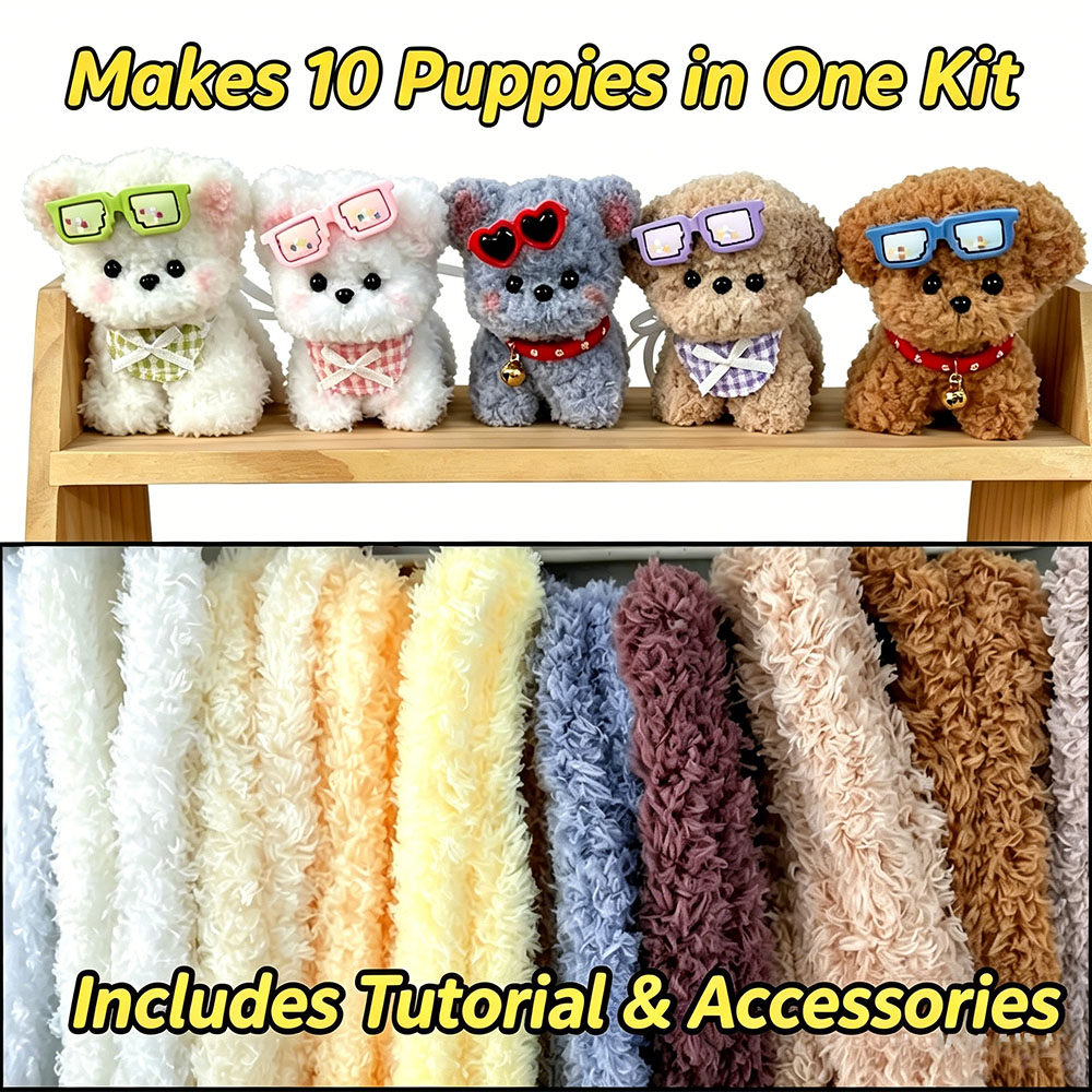 Kit Kerajinan Anak Anjing DIY  - Art Craft Video ulasan dan harga