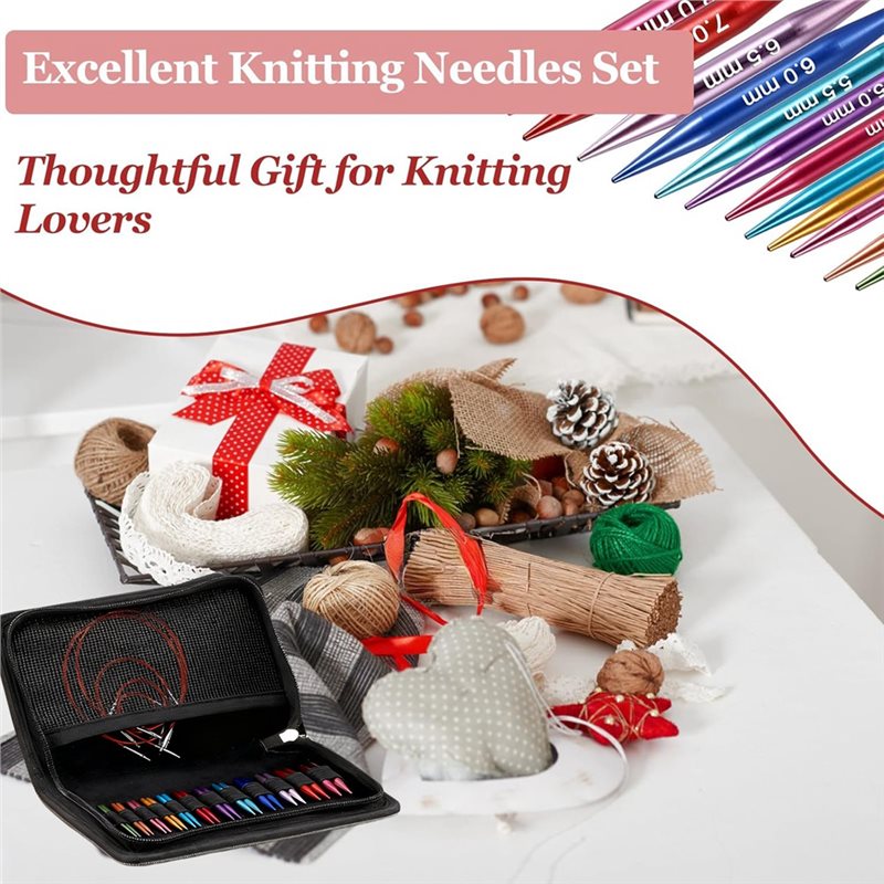Set Jarum Rajut Pendek yang Da - Knitting Needle Circular ulasan dan harga